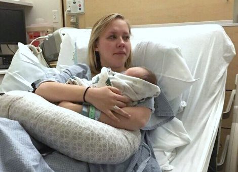 birth mom made a video for her son, image courtesy SWNS.com