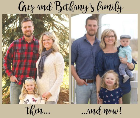 Adoptive parents Greg and Bethany share their then and now adoption story