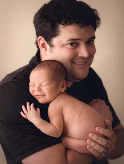 Adoptive father Colby with adopted son Jack